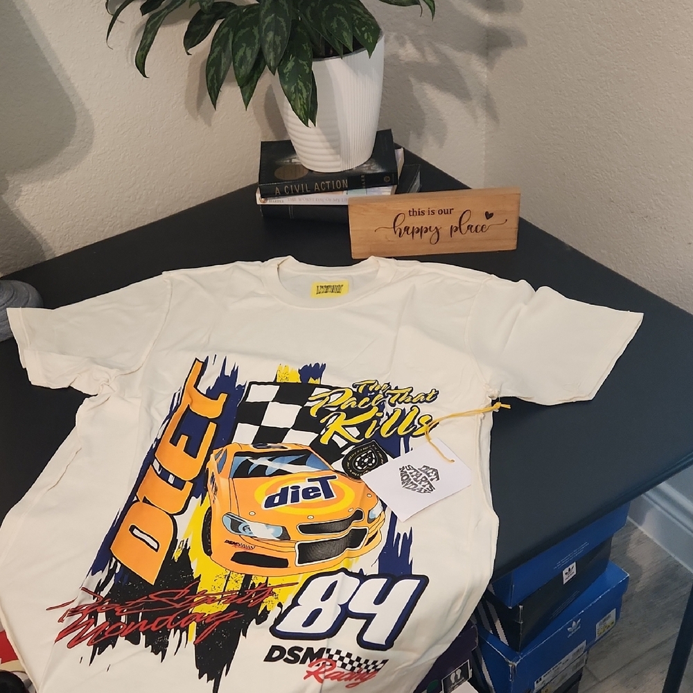 Diet Start Monday-NASCAR Print T-shirt